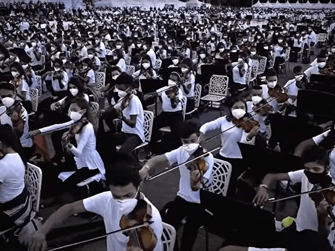 Le Venezuela bat le record du plus grand orchestre du monde