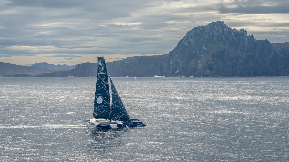 Charles Caudrelier a franchi le Cap Horn après 30 jours de course.