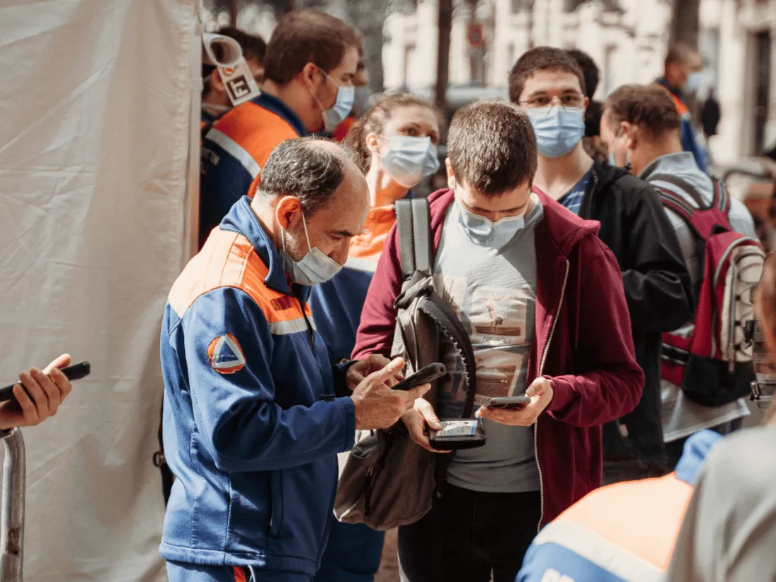 Protection civile : vérification du pass sanitaire