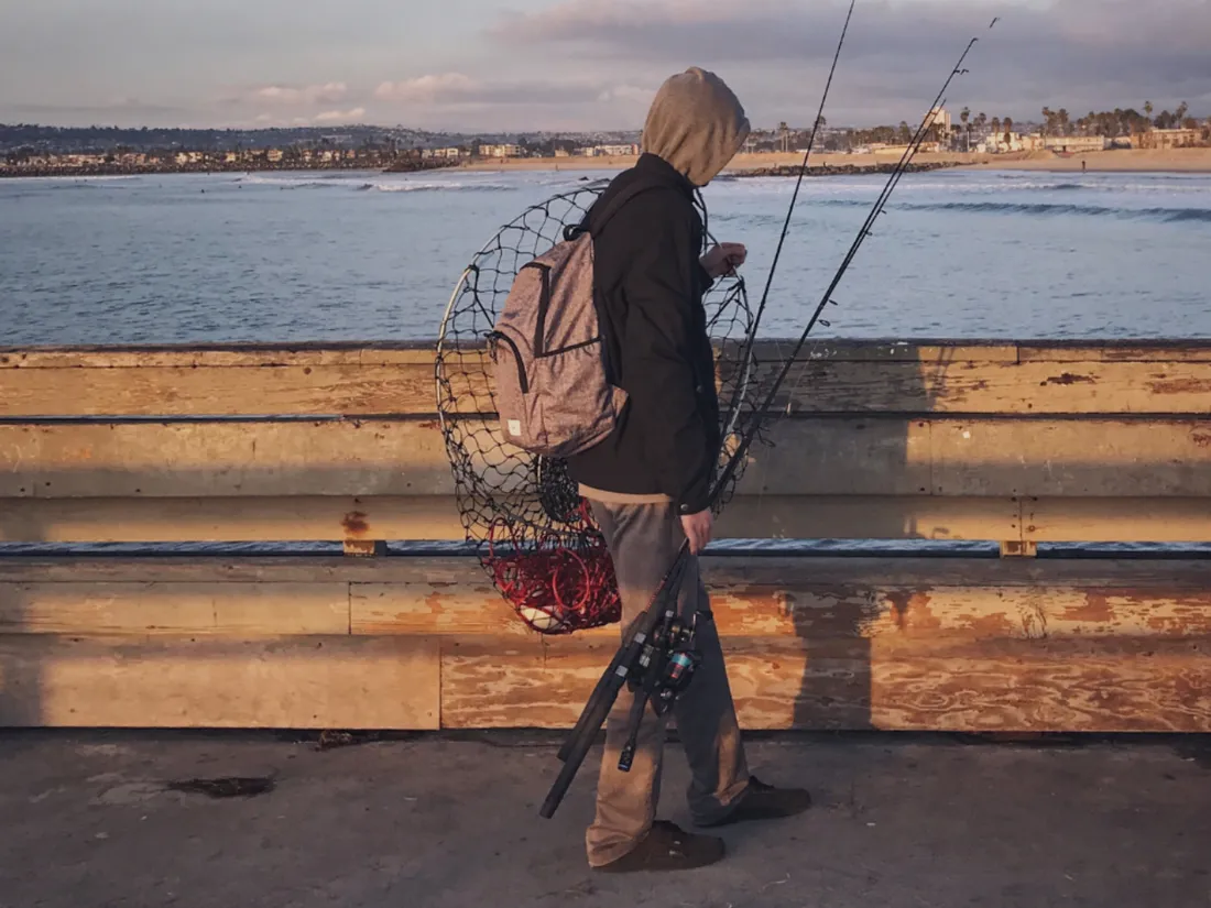 L'une des cannes à pêches a touché des câbles électriques.