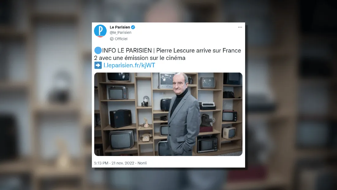 Pierre Lescure dans sa propre émission de cinéma sur France 2