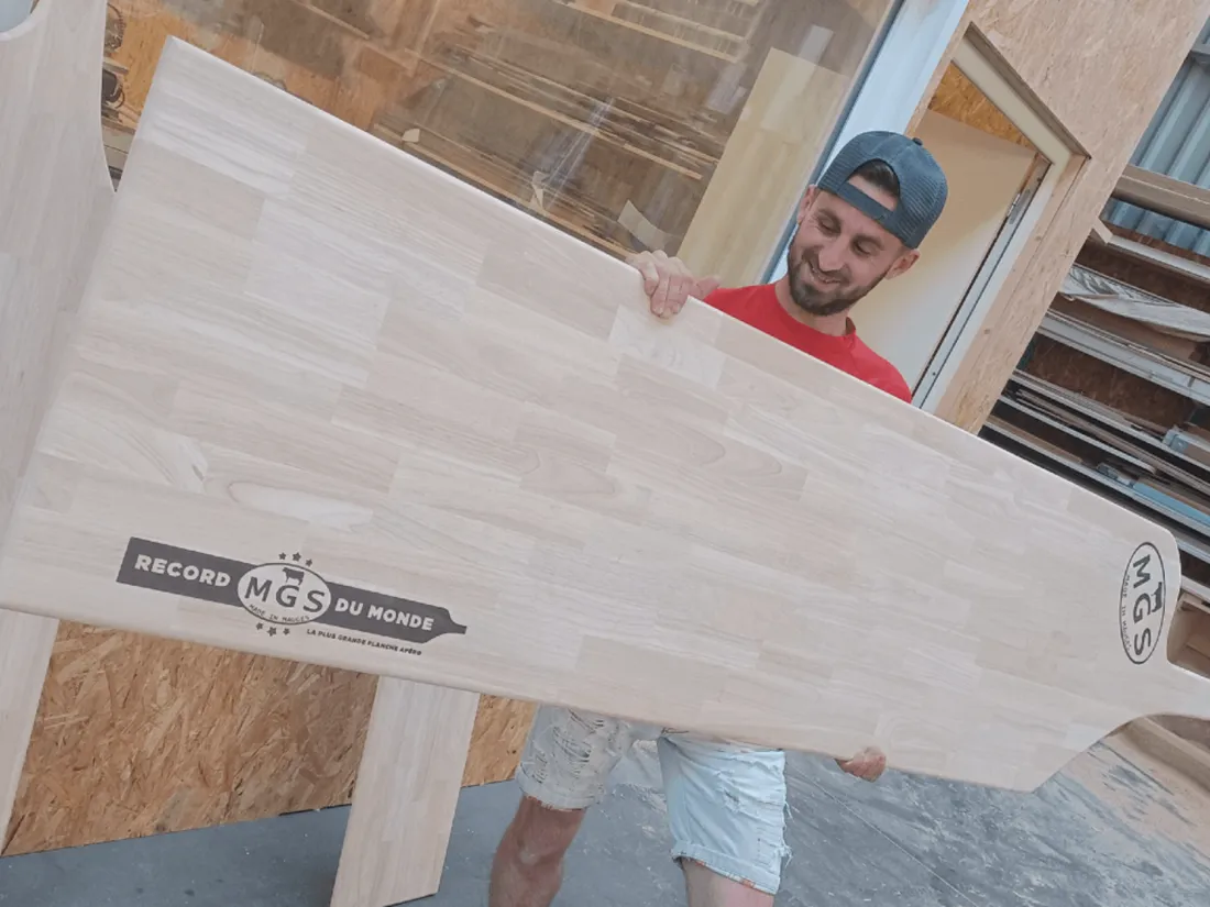 Maine-et-Loire : deux artisans visent le record de la plus grande planche apéro du monde !