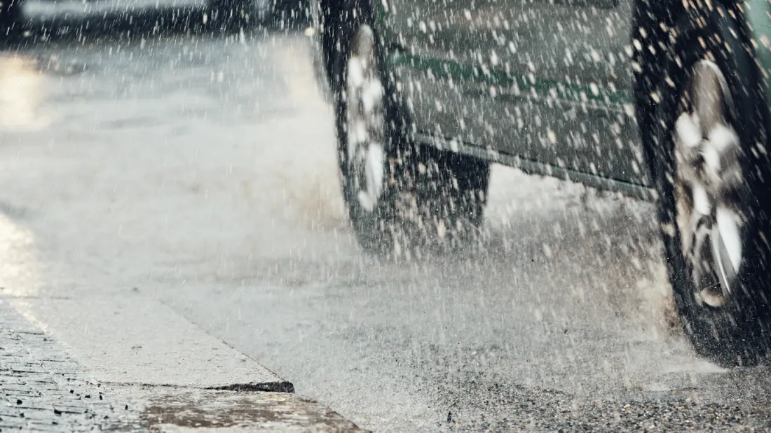 Pluie route
