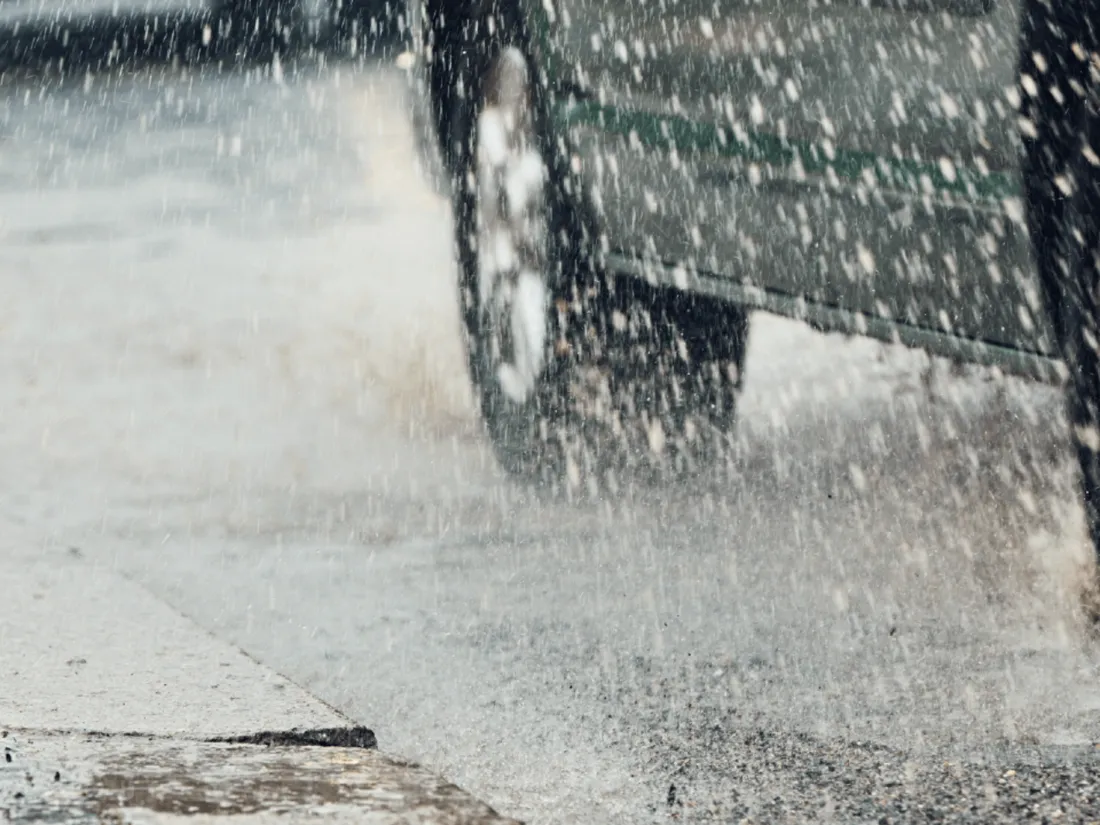 Pluie route