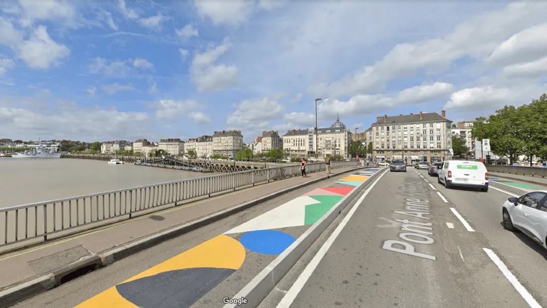 Pont Anne de Bretagne, à Nantes