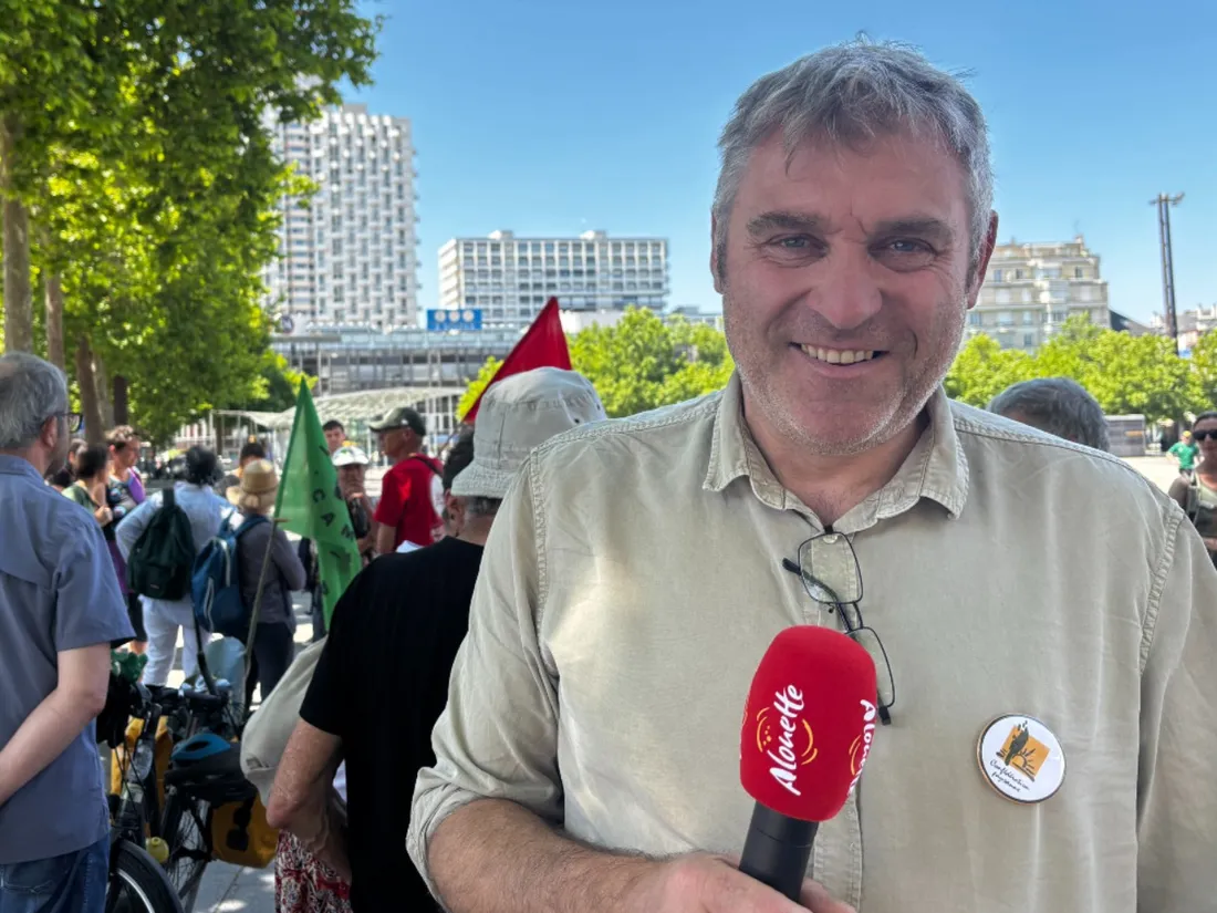 Stéphane Galais, porte-parole national de la Confédération paysanne.