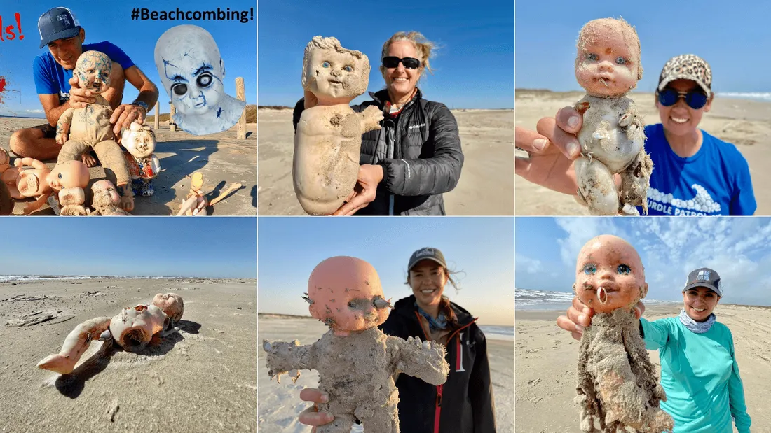 Depuis un an, des poupées de film d'horreur s'échouent sur les plages du Texas