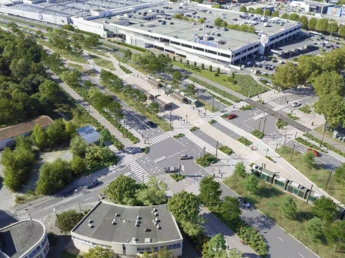 Aménagement route de Pornic - Nantes Métropole