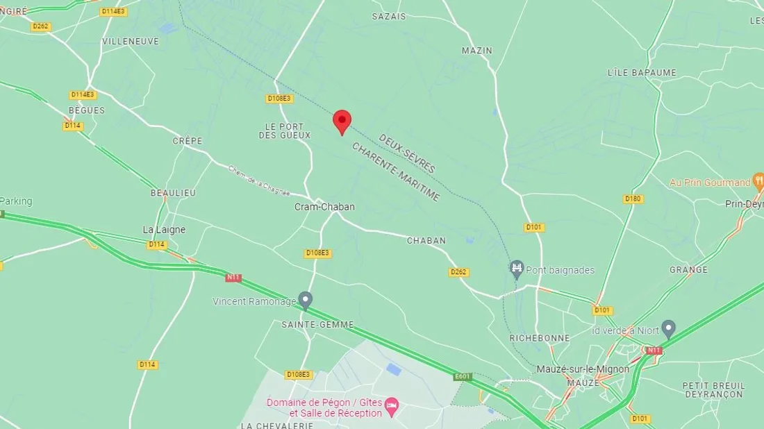 L'épicentre est situé près de Mauzé-sur-le-Mignon