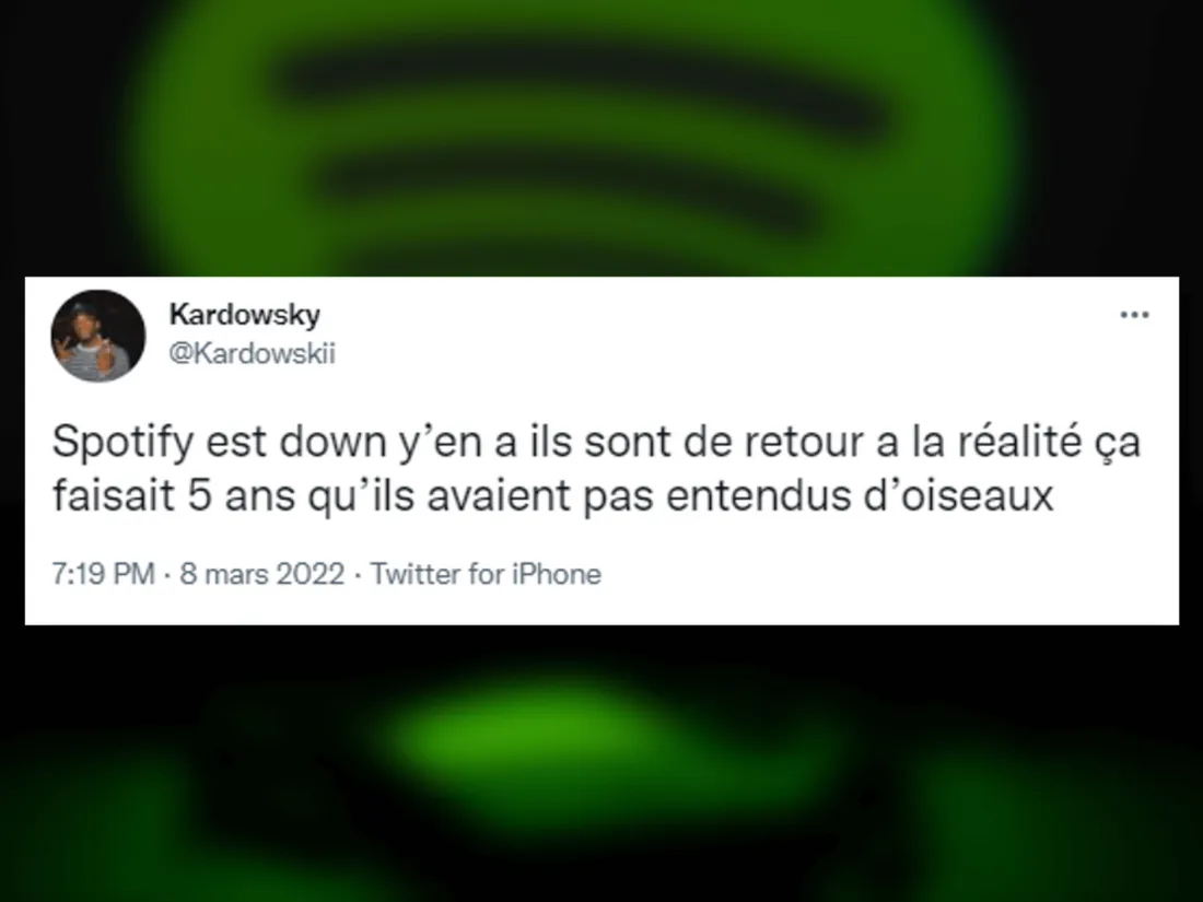 Le service de musique en ligne Spotify à l'arrêt pendant plus d'une heure