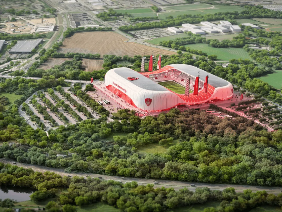 Brest : un nouveau stade de 15 000 places à l'horizon 2026