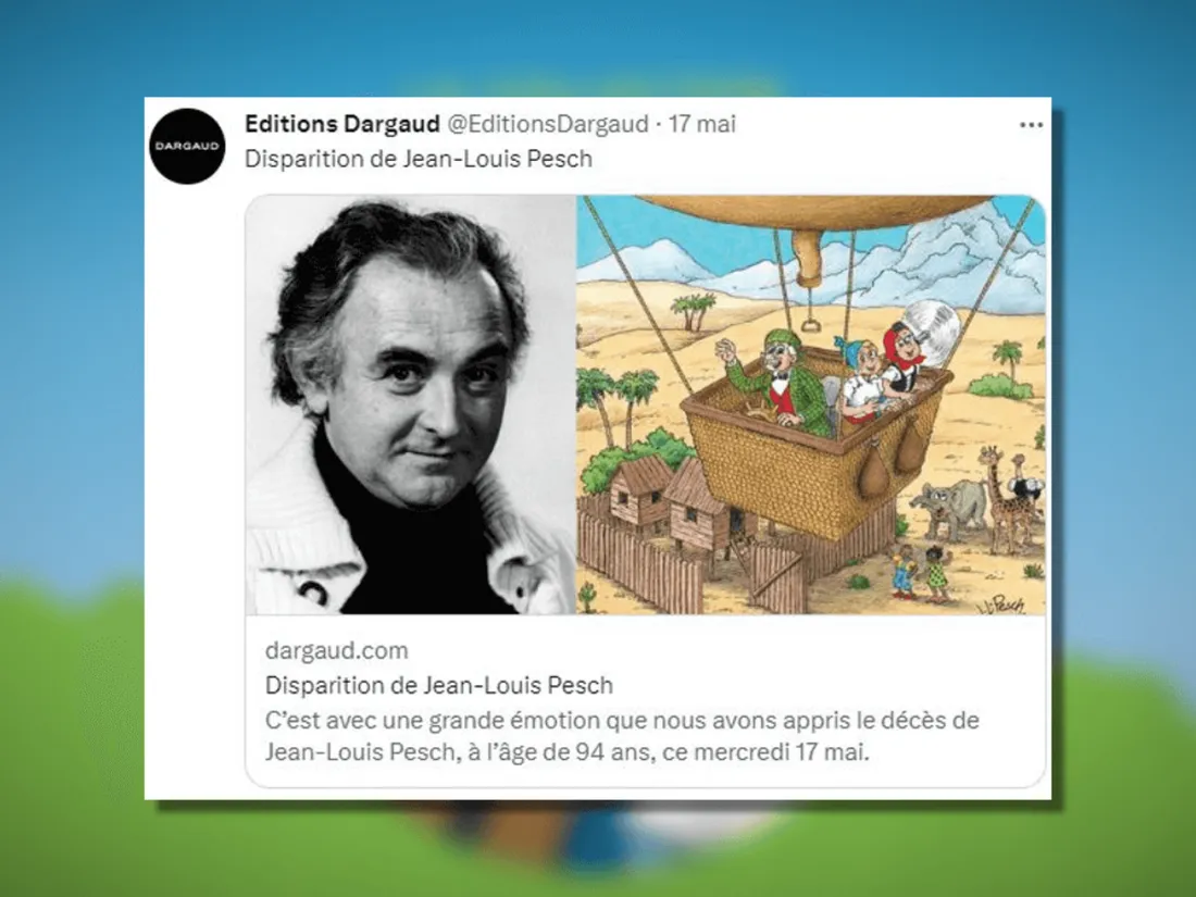 Décès de Jean-Louis Pesch, célèbre dessinateur des Aventures de Sylvain et Sylvette