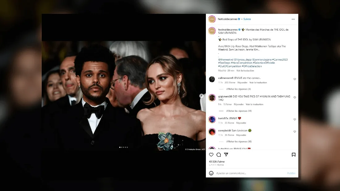 The Weeknd a présenté sa sulfureuse série "The Idol" au Festival de Cannes