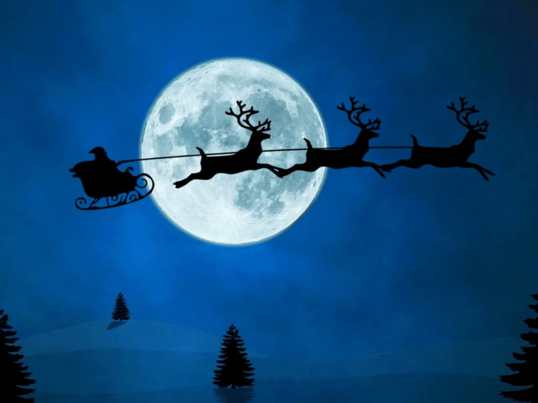 Alsace : il fabrique le traineau du père-Noël et le fait voler dans le ciel ! 