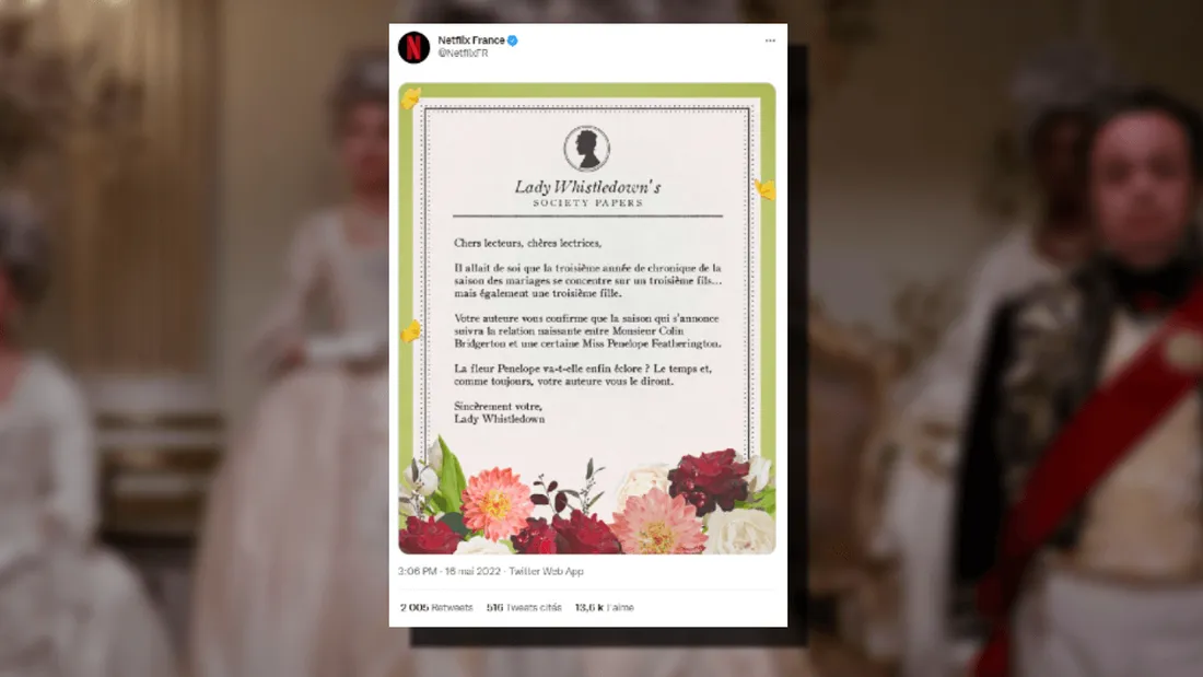 La Chronique de Bridgerton : Netflix dévoile le pitch de la prochaine saison