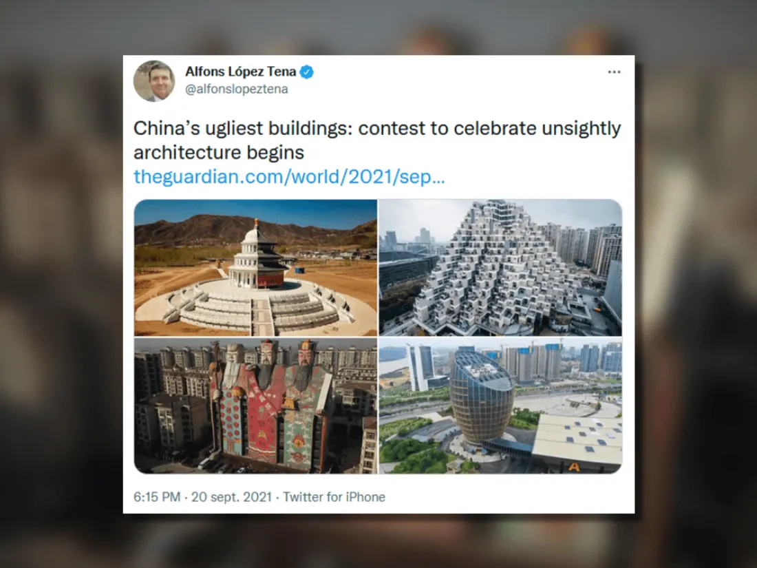 Batiments laids en Chine