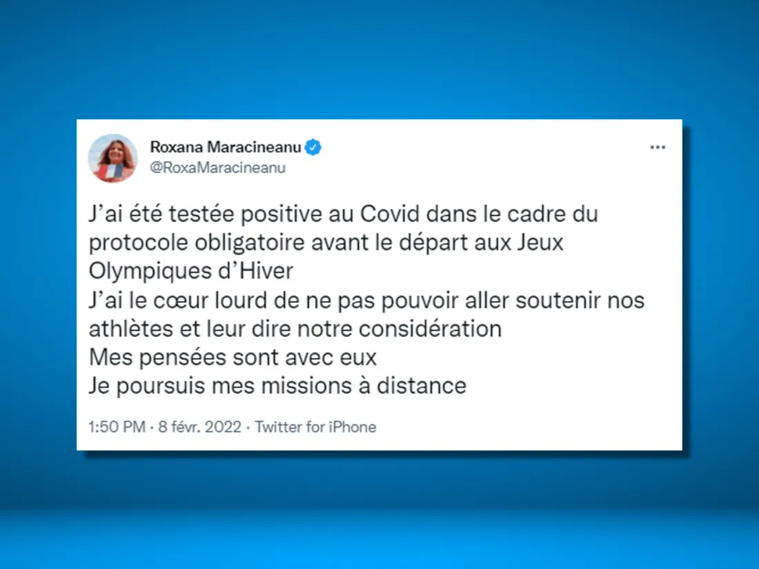 La ministre des Sports Roxana Maracineanu positive au Covid-19