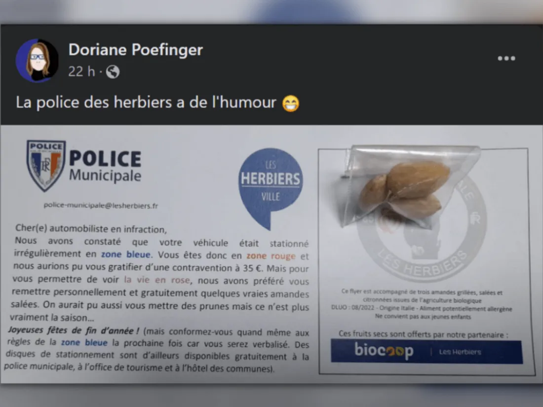 Aux Herbiers, la police municipale met des amandes salées