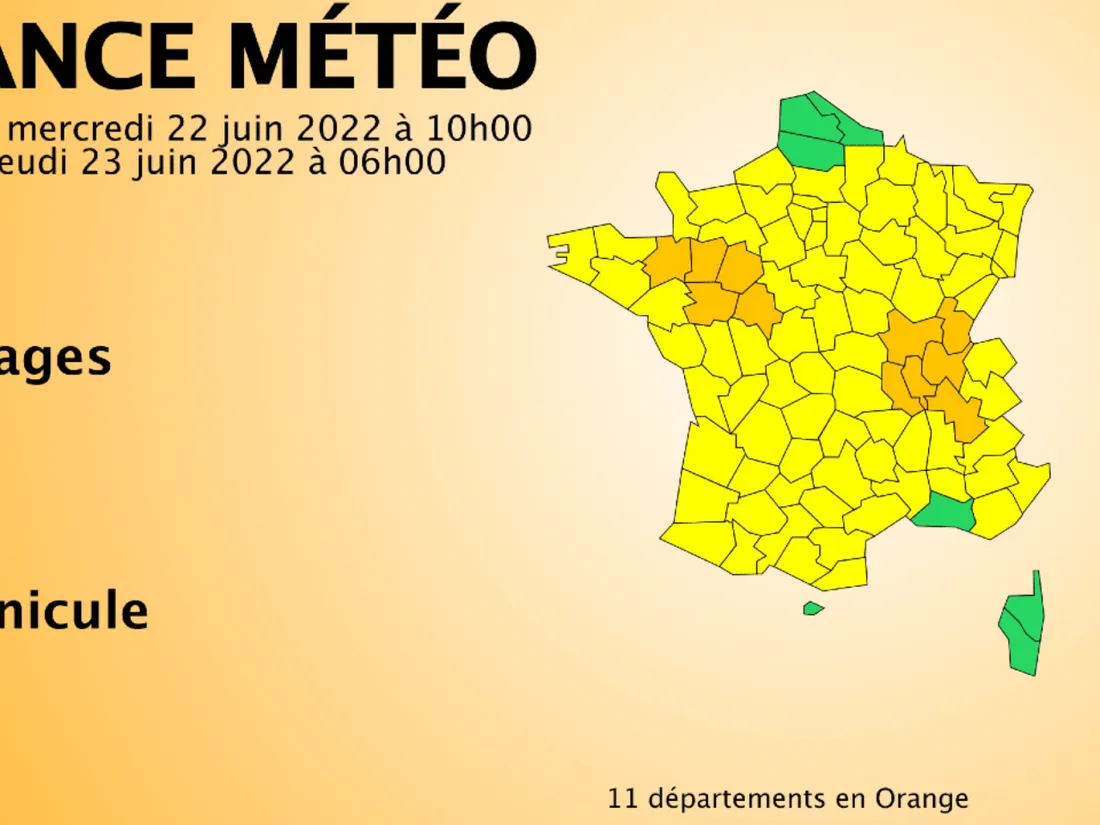 Orages : 5 départements du Grand Ouest à nouveau placés en vigilance orange