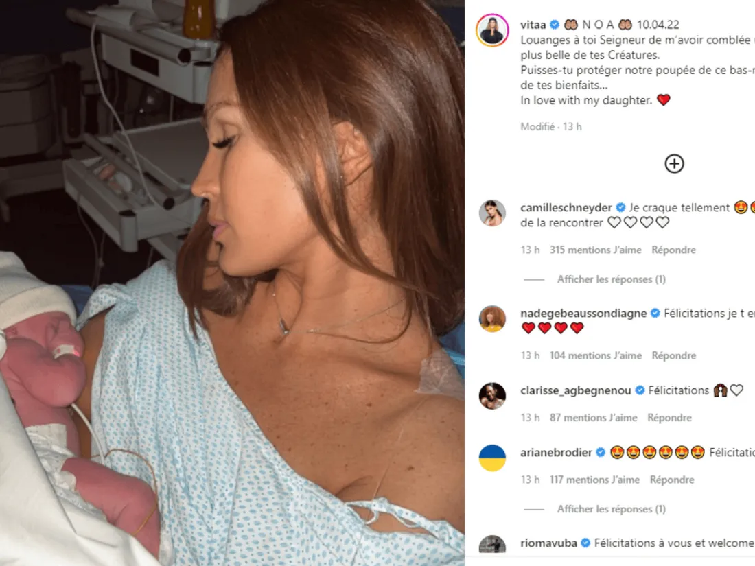 Vitaa est maman pour la troisième fois !