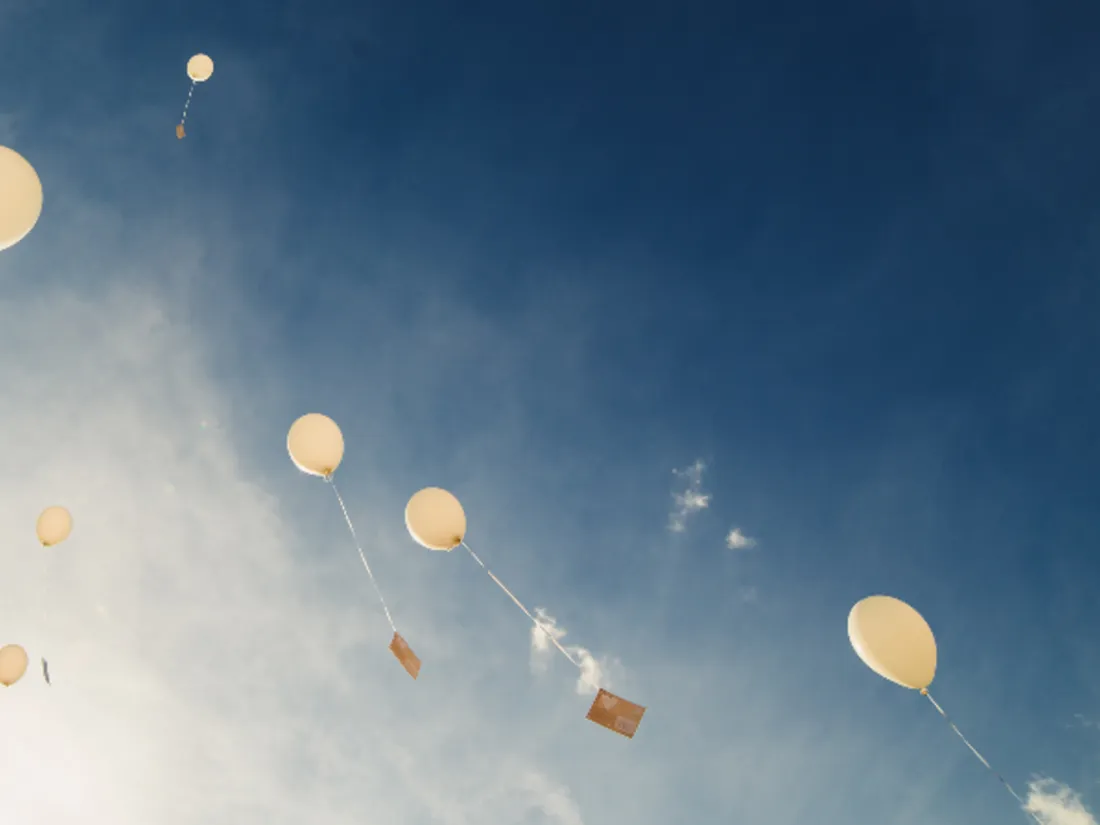 Lâcher de ballons