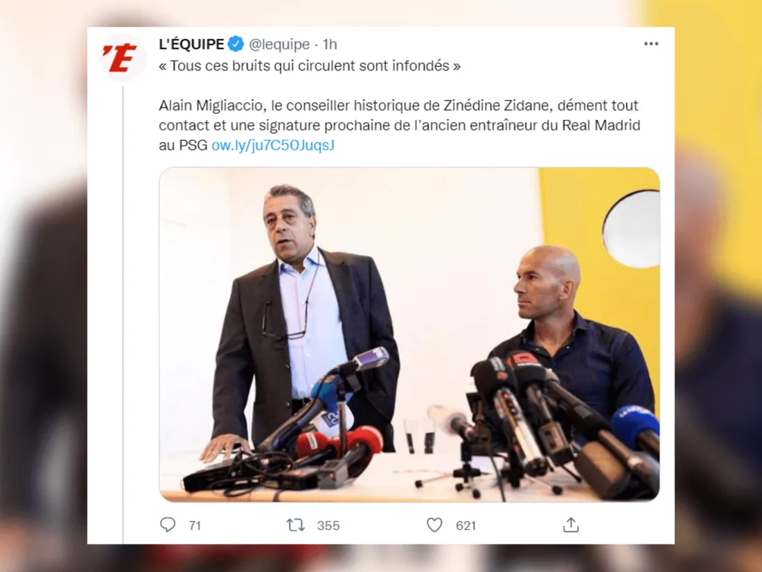 Zidane au PSG, ce n’est pas si sûr…