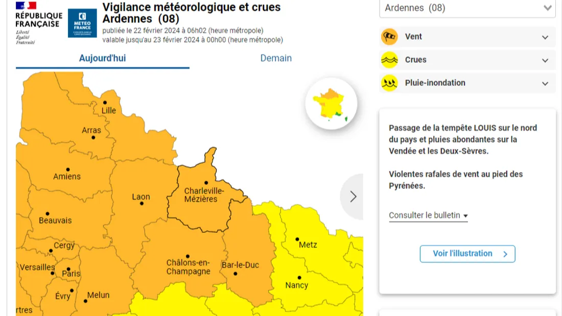 Capture Météo France