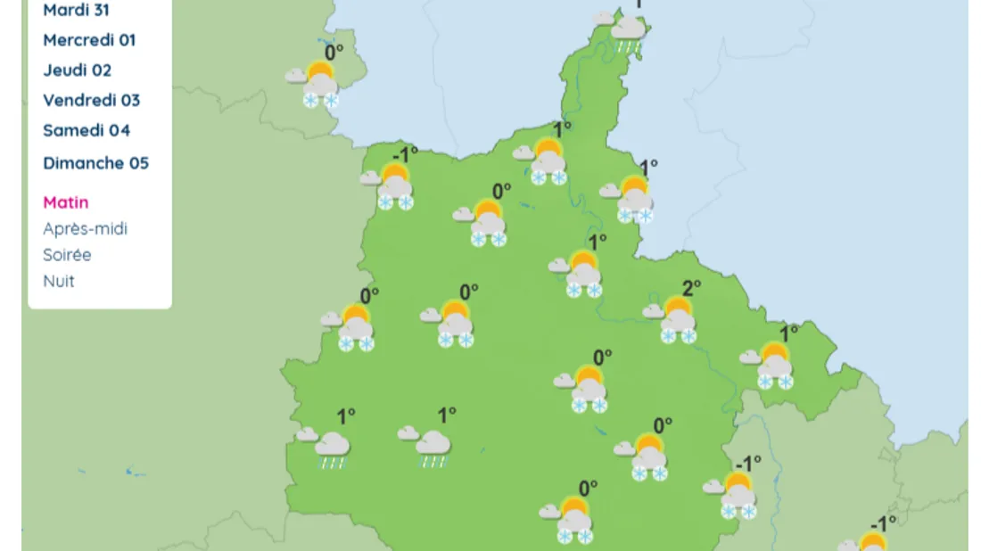 De la neige pour début 2025 dans les Ardennes
