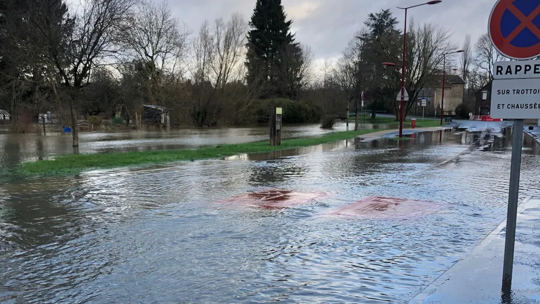 Inondation des routes