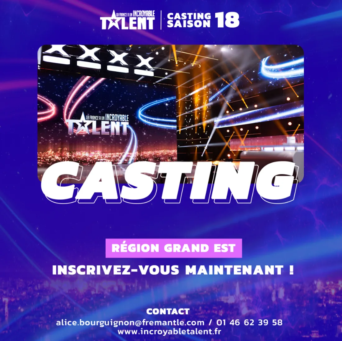 casting incroyable talent