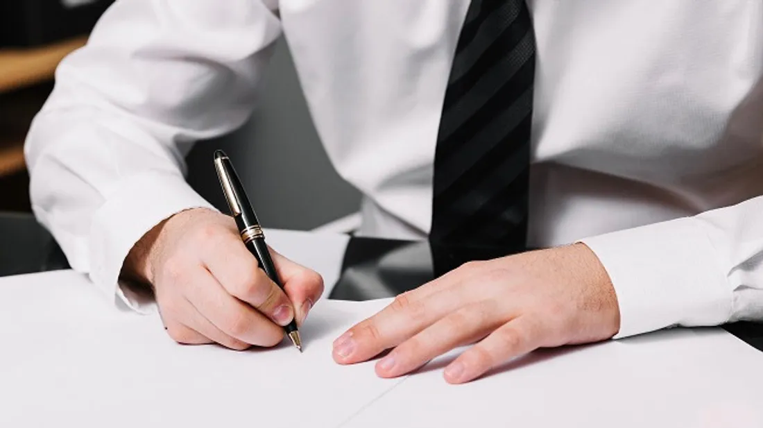 Signature papier