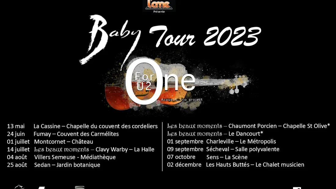 One for U2 tournée 2023