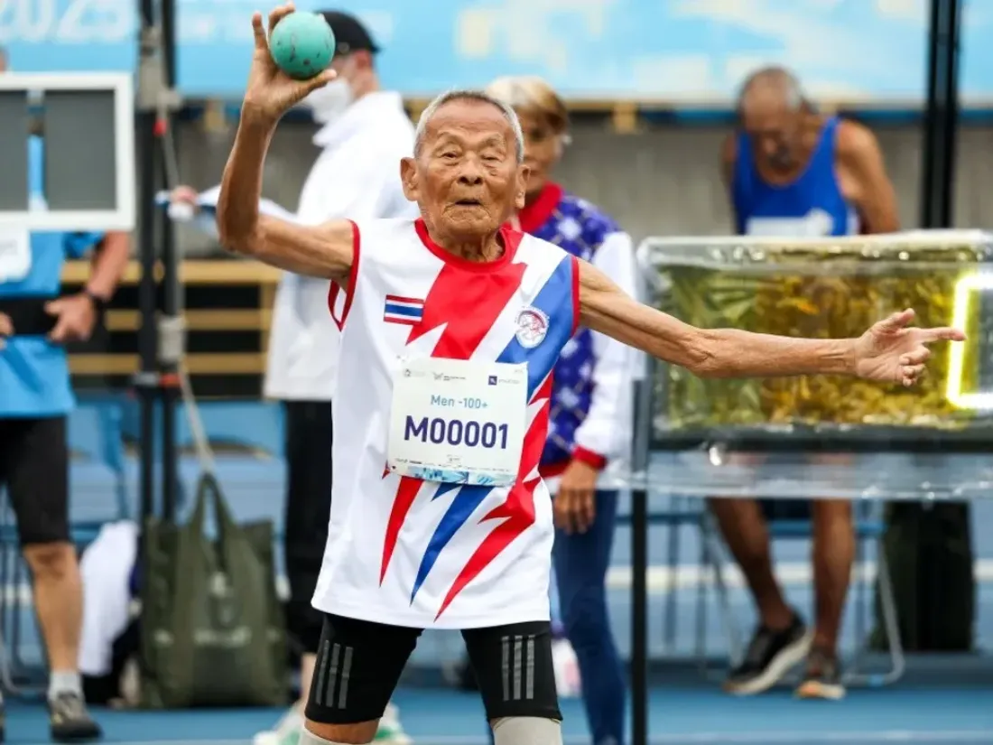 À 105 ans, il décroche l’or aux Jeux mondiaux seniors