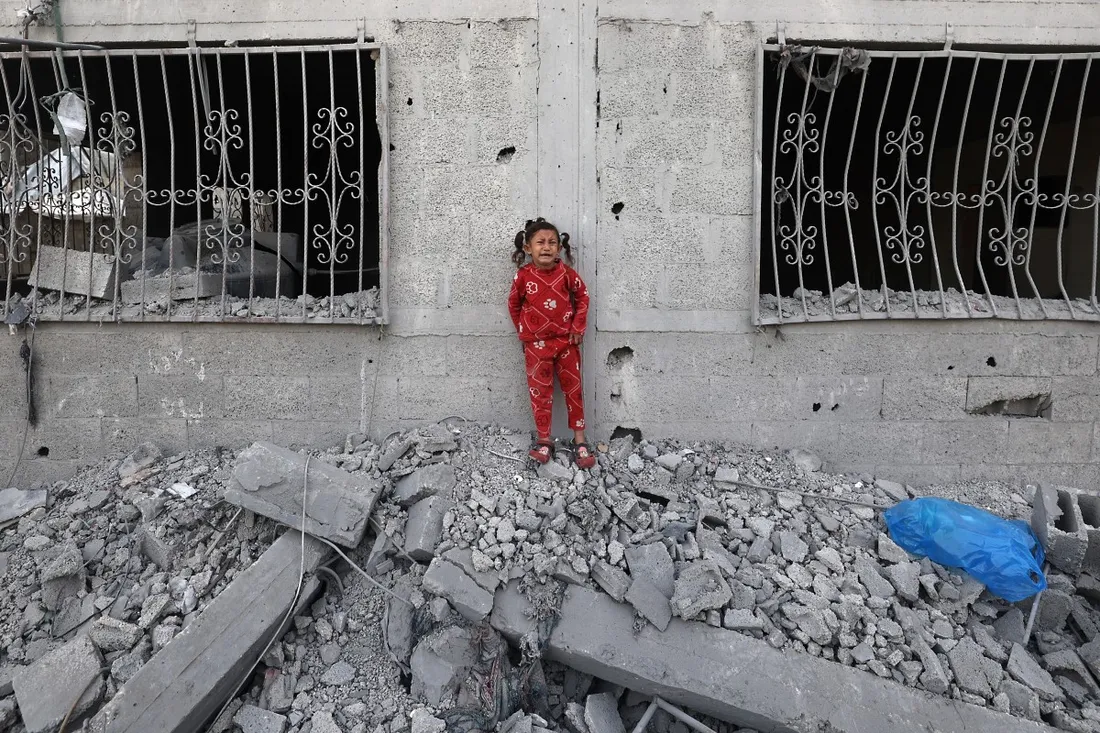 GAZA , UNE FILLE PALESTINIENNE 