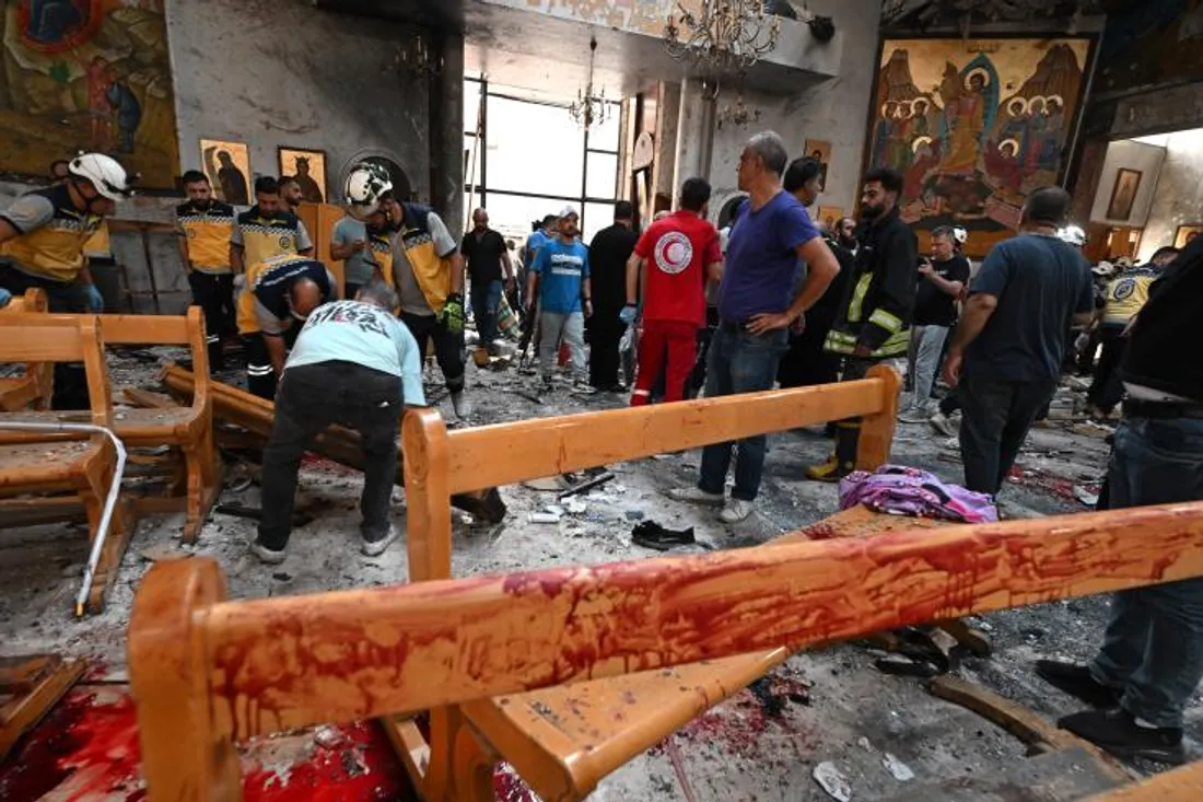 Syrie : Daech frappe une église à Damas, 22 morts