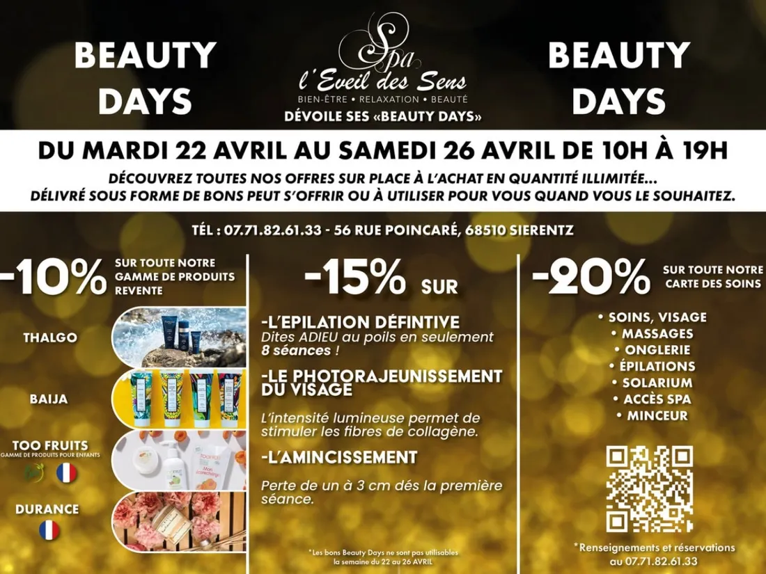 Beauty Days Eveil des Sens