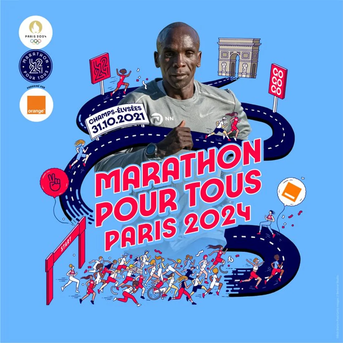 Mulhouse offre des dossards pour le Marathon Pour Tous des JO 2024