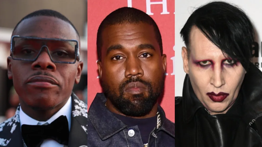 Kanye West critiqué pour avoir invité Marylin Manson et Da Baby lors de son show