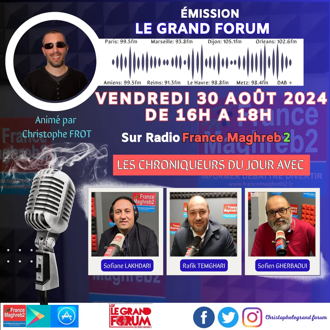 Le grand forum #Lgf du vendredi 30 août 2024, édition spéciale présidentielles en Algérie