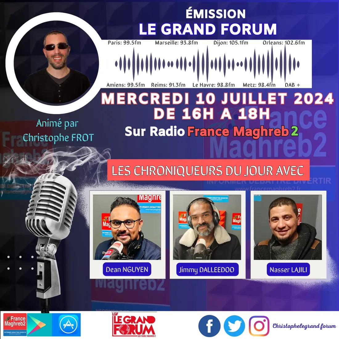 LE GRAND FORUM #LGF DU MERCREDI 10 JUILLET 2024, SPECIAL POST 7 JUILLET