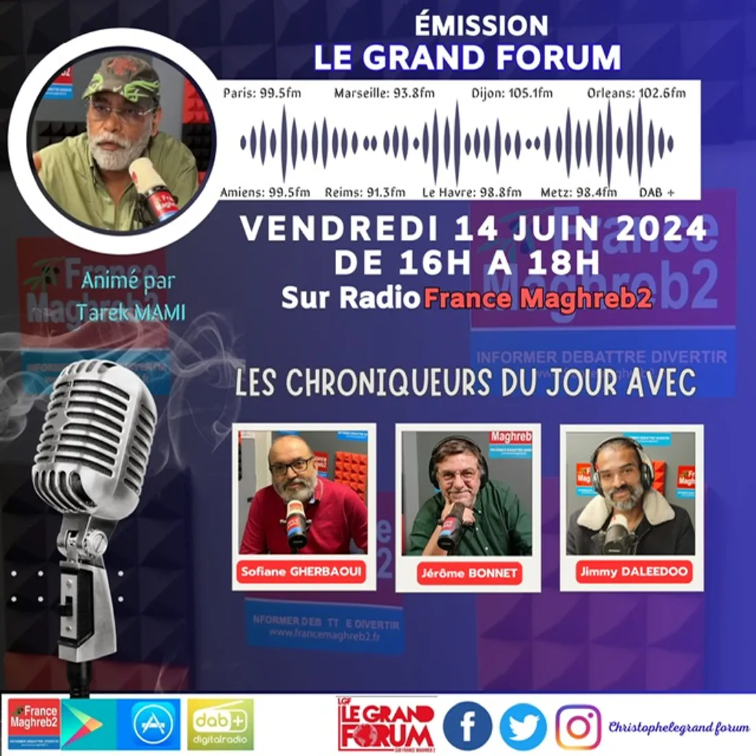 Le grand forum #Lgf du vendredi 14 juin 2024