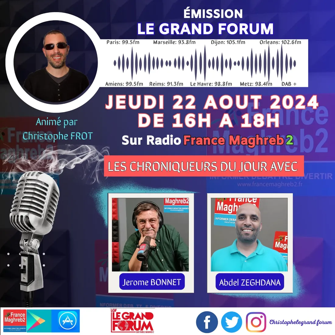 LE GRAND FORUM #LGF DU JEUDI 22 AOÛT 2024