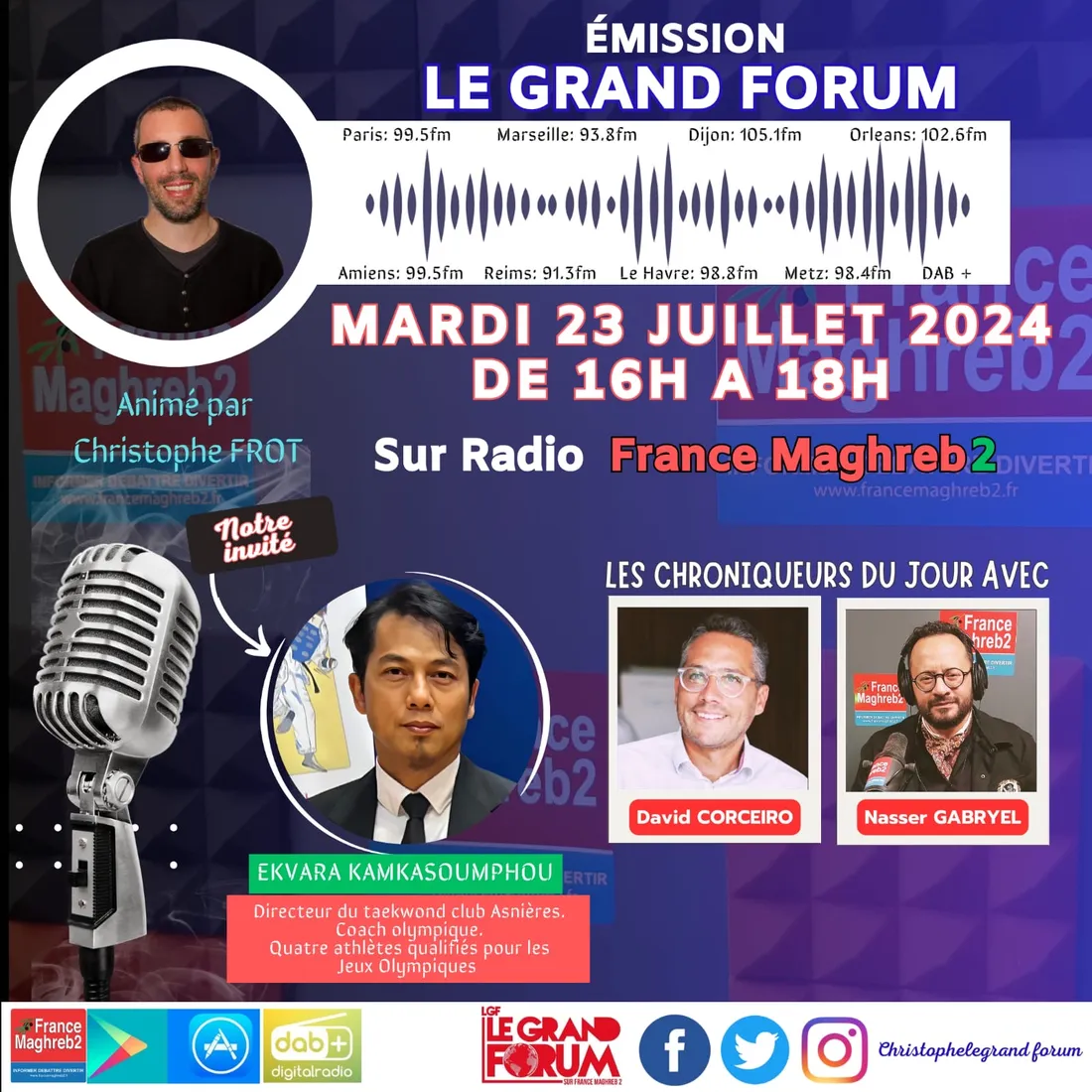Le grand forum #Lgf du mardi 23 juillet 2024 2024, invité Ekvara Kamkasoumphou