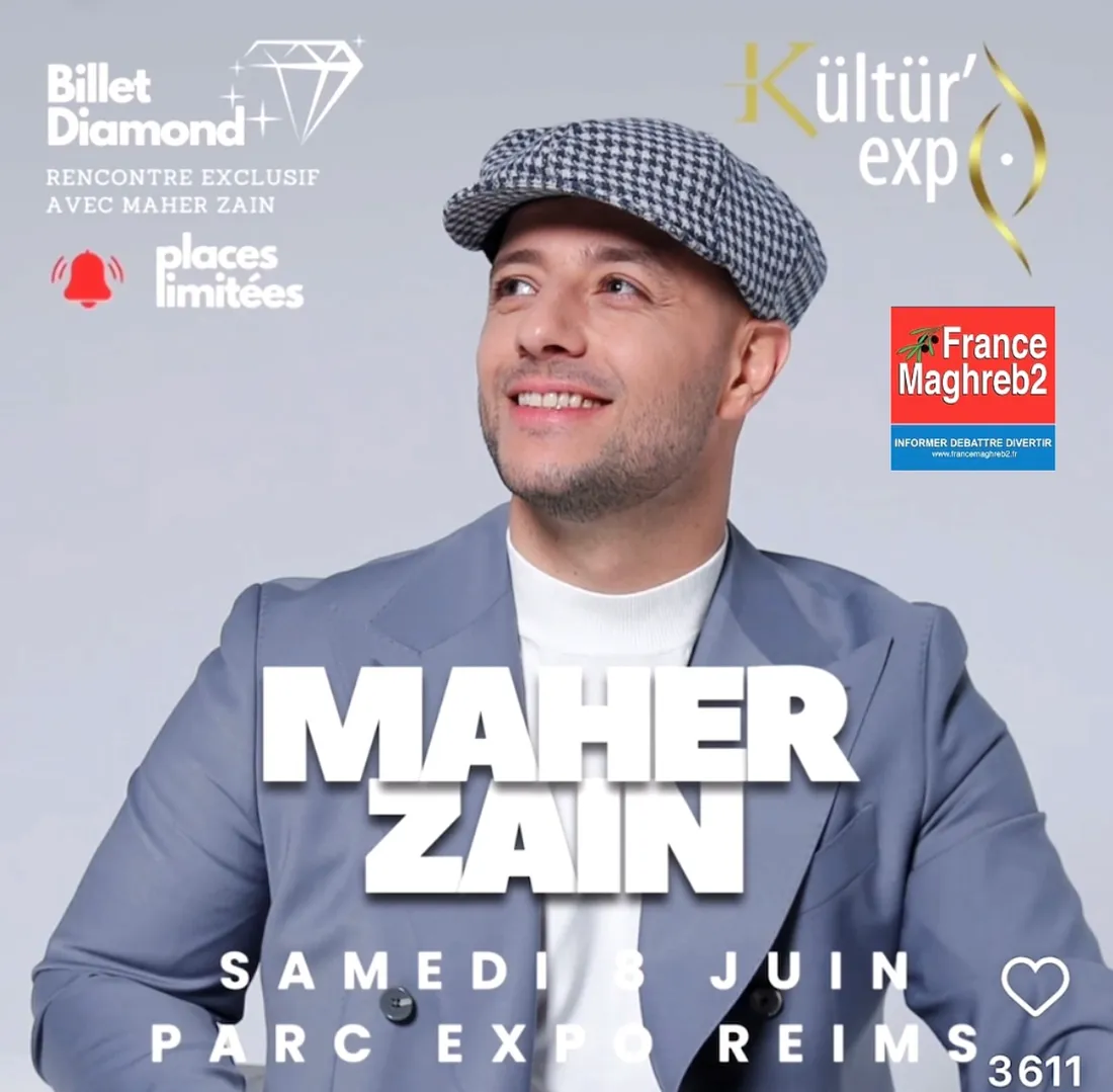 Reims : Maher Zain une grande star internationale, au grand cœur sans frontières