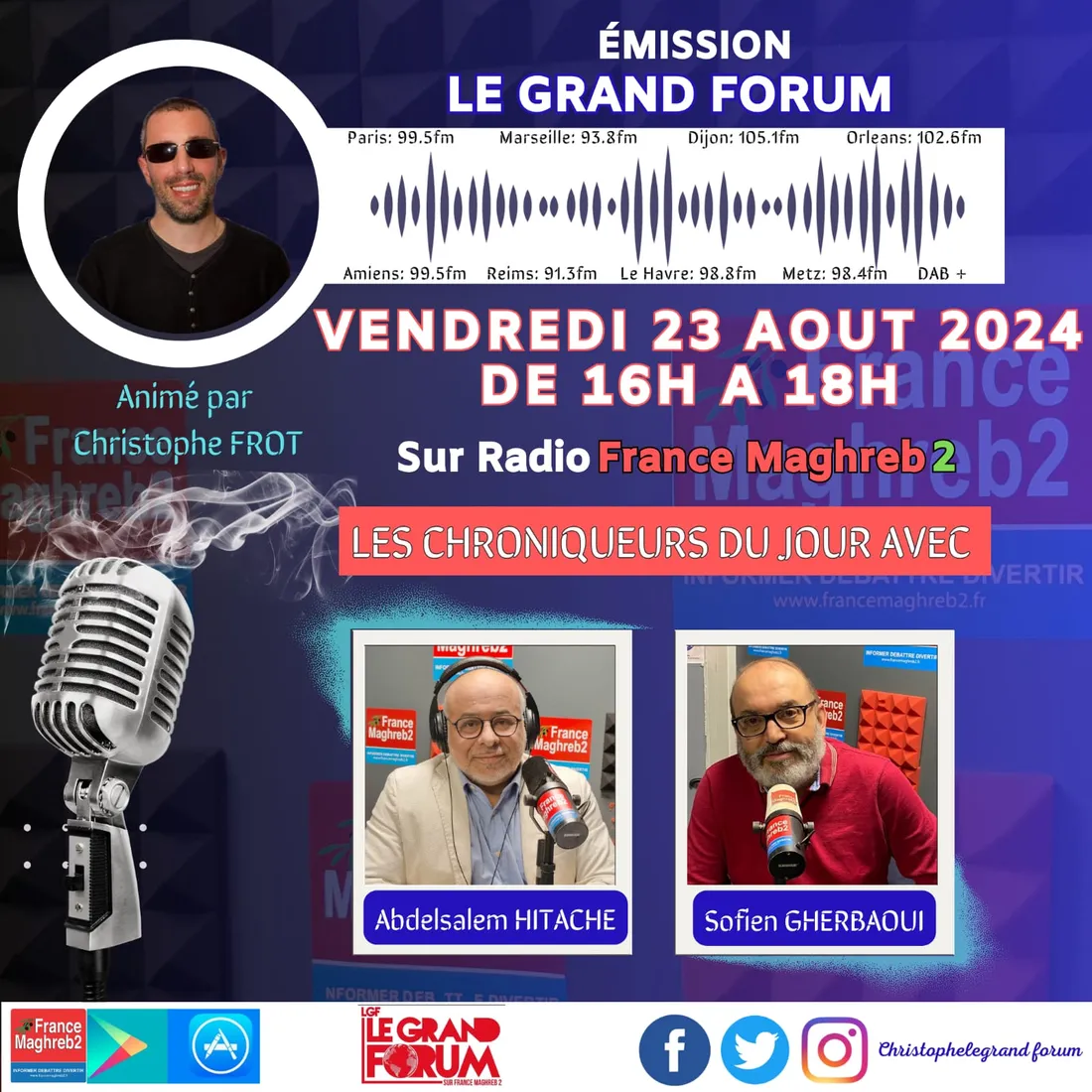 Le grand forum #Lgf du vendredi 23 août 2024