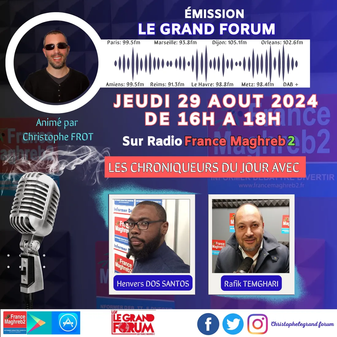 LE GRAND FORUM #LGF DU JEUDI 29 AOÛT 2024