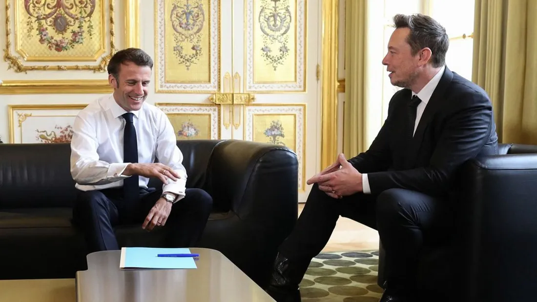 Elon Musk avoue sa grande admiration pour Emmanuel Macron