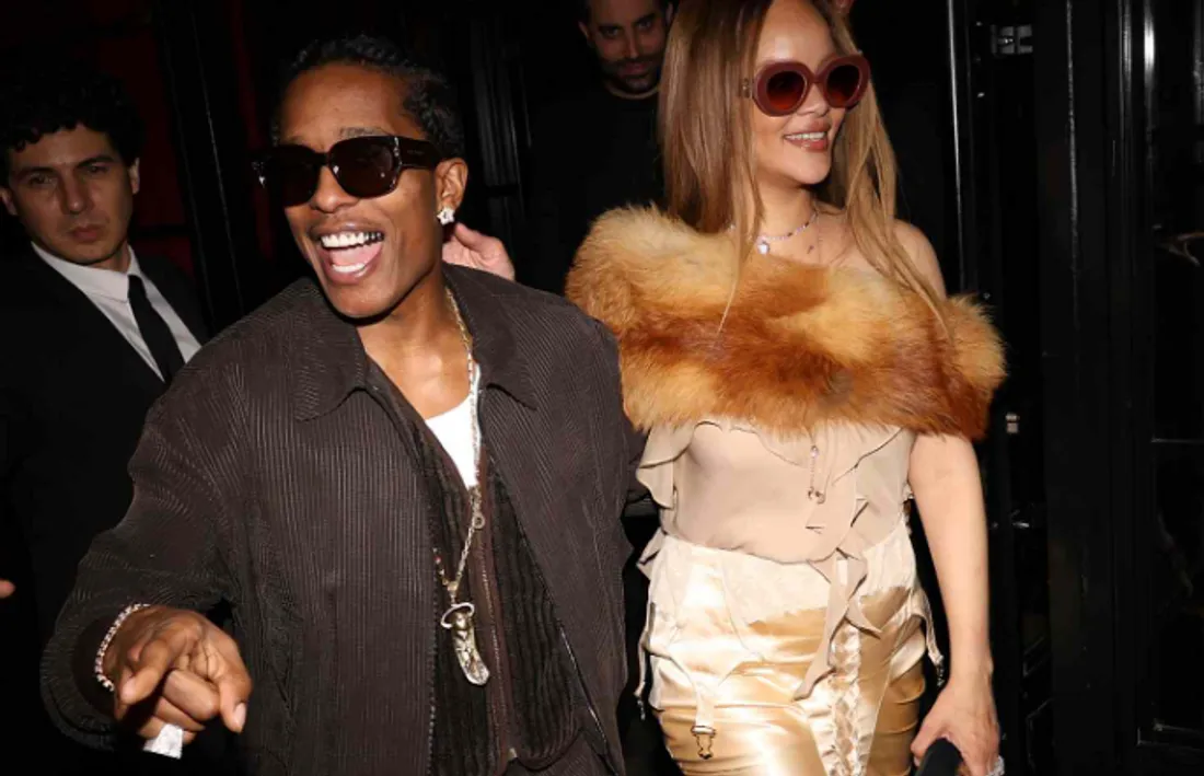 Rihanna et A$AP Rocky célèbrent la Saint-Valentin dans les rues de Paris