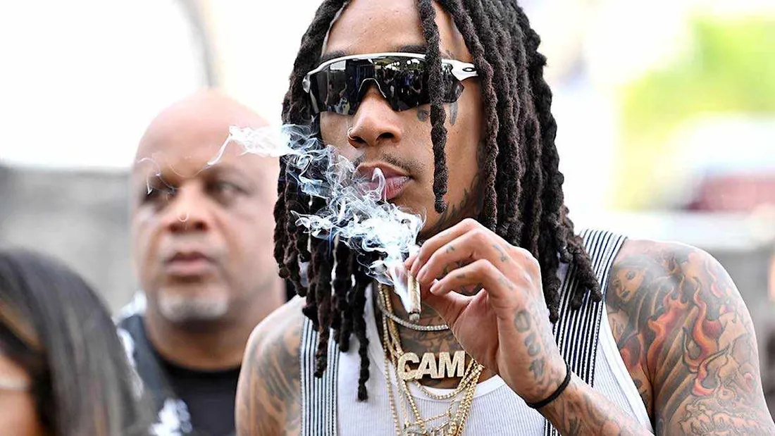 Wiz Khalifa réagit vivement à un fan qui franchit la ligne lors d’un concert