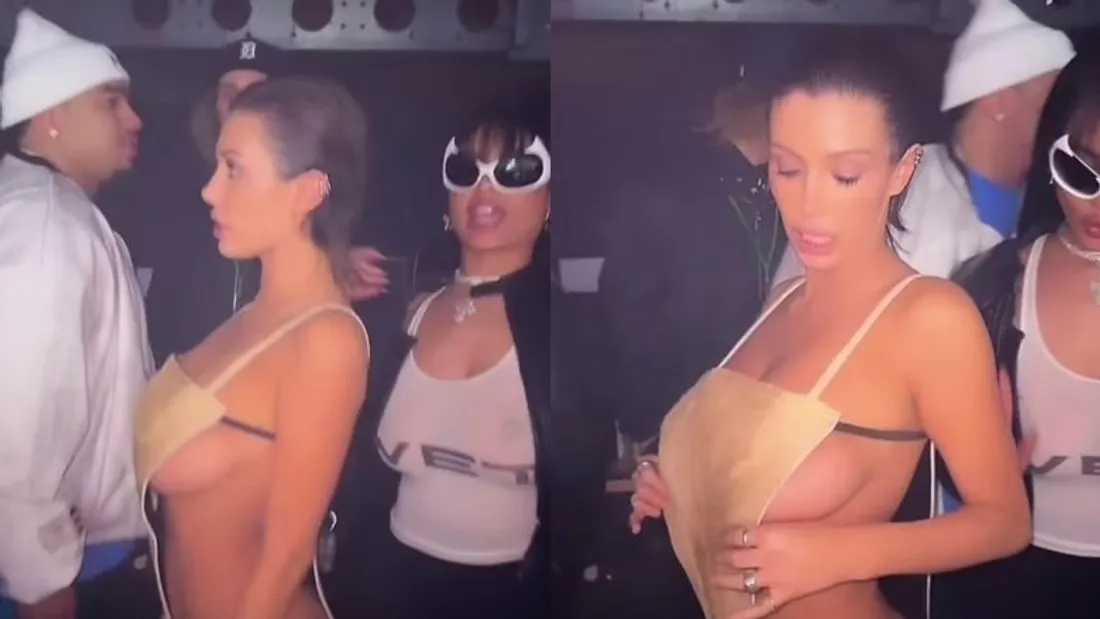 Bianca Censori nue sous sa tenue osée au Super Bowl (vidéo)